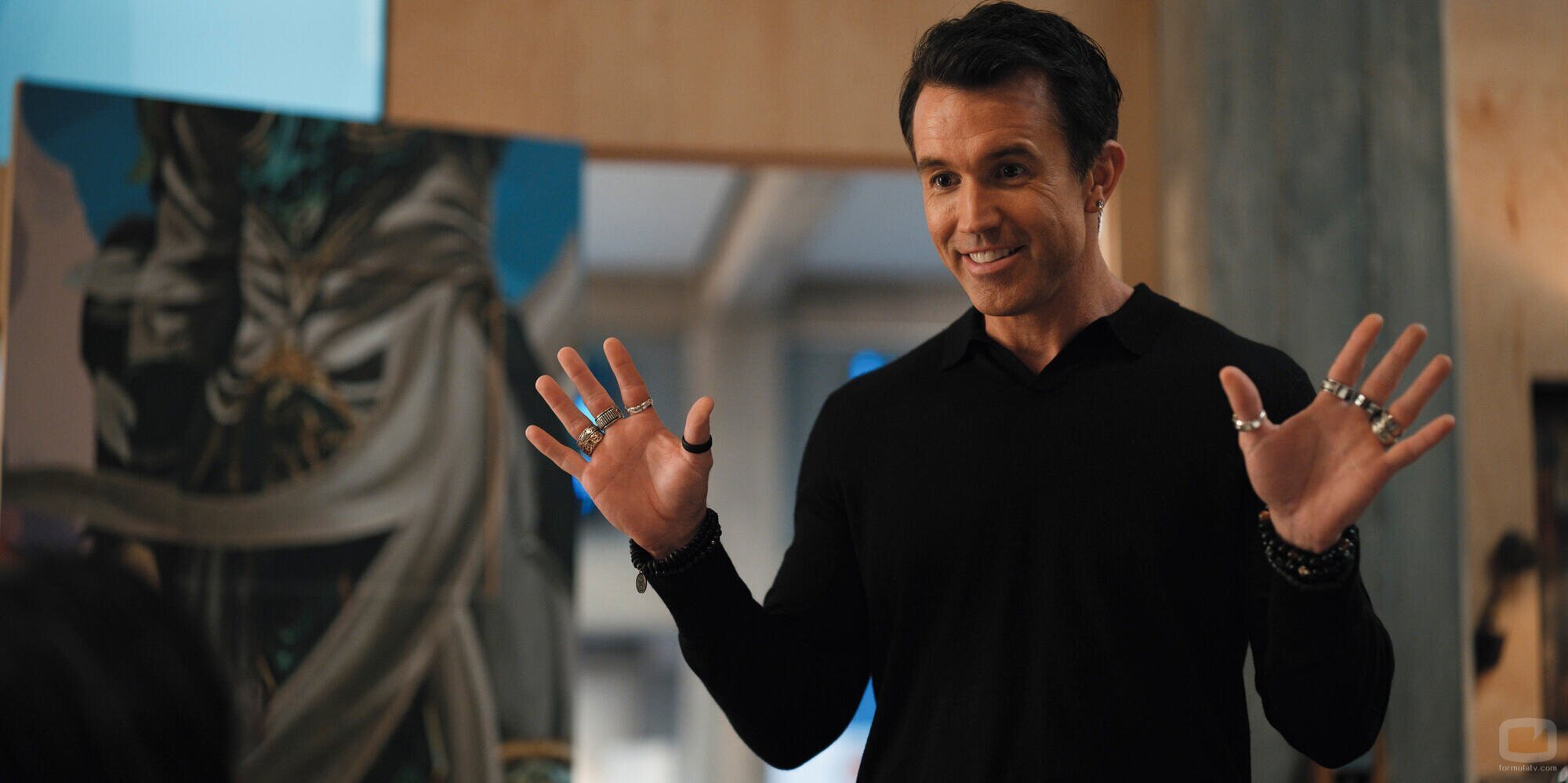 Rob McElhenney en 'Segundo esqueleto' de 'Mythic Quest'