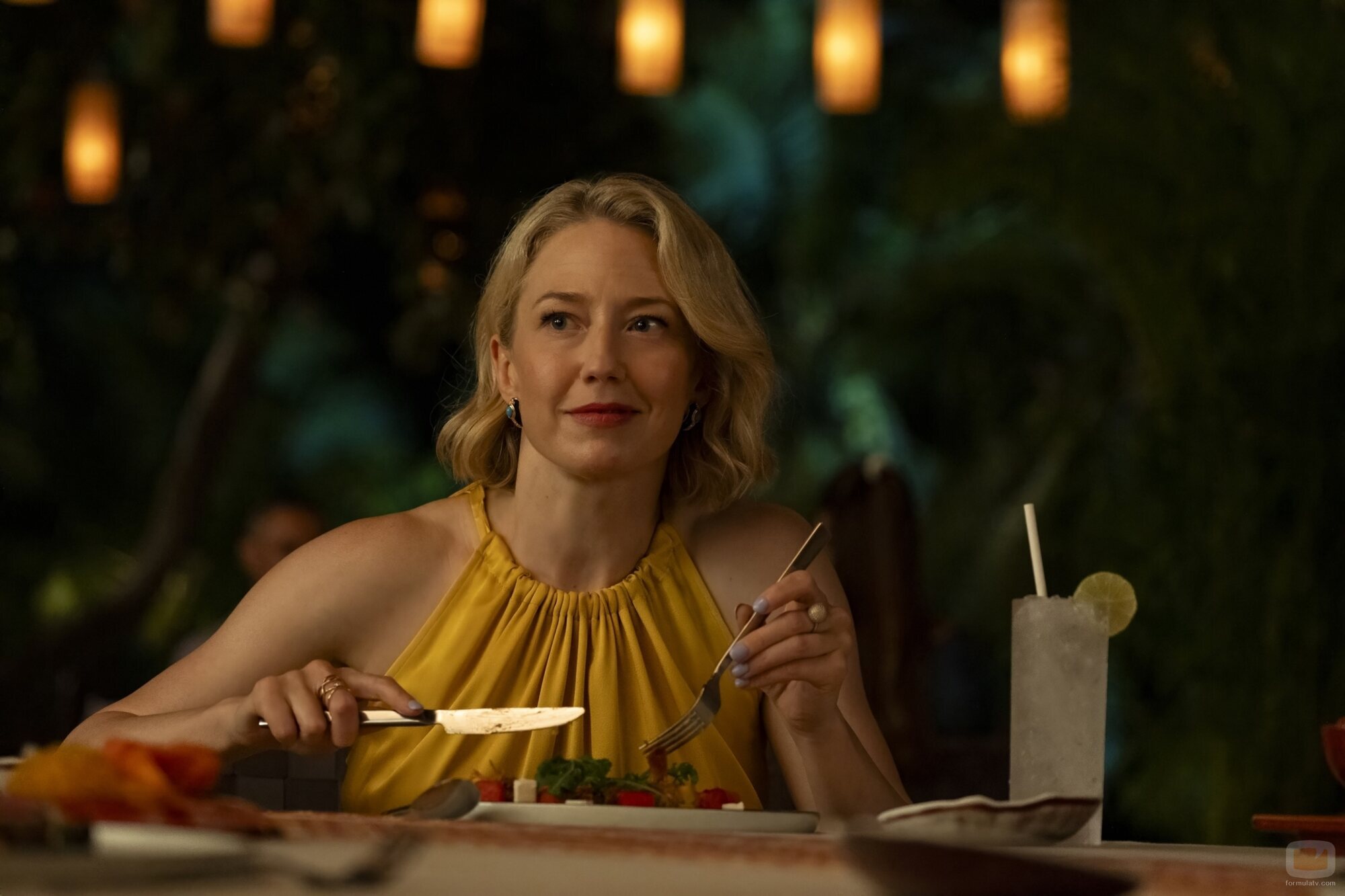 Carrie Coon en la temporada 3 y el capítulo 03 de 'The White Lotus'