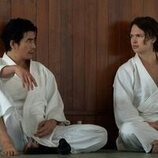 Ansel Elgort y Takaki Uda en 1x05 titulado 'Todos pagan' de 'Tokyo Vice'