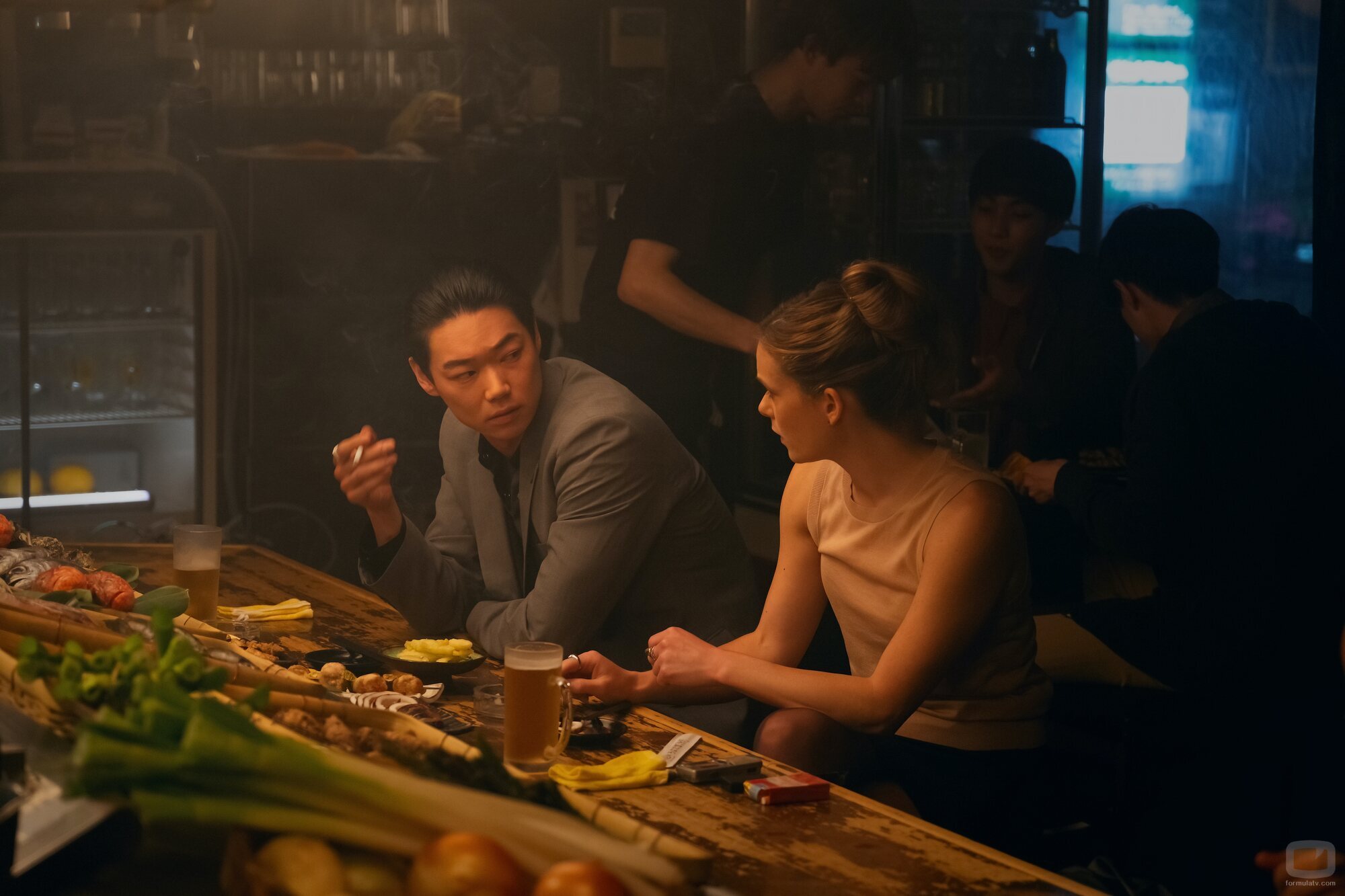 Rachel Keller y Sho Kasamatsu en Capítulo 7 titulado 'A menudo desaparecen' de 'Tokyo Vice'