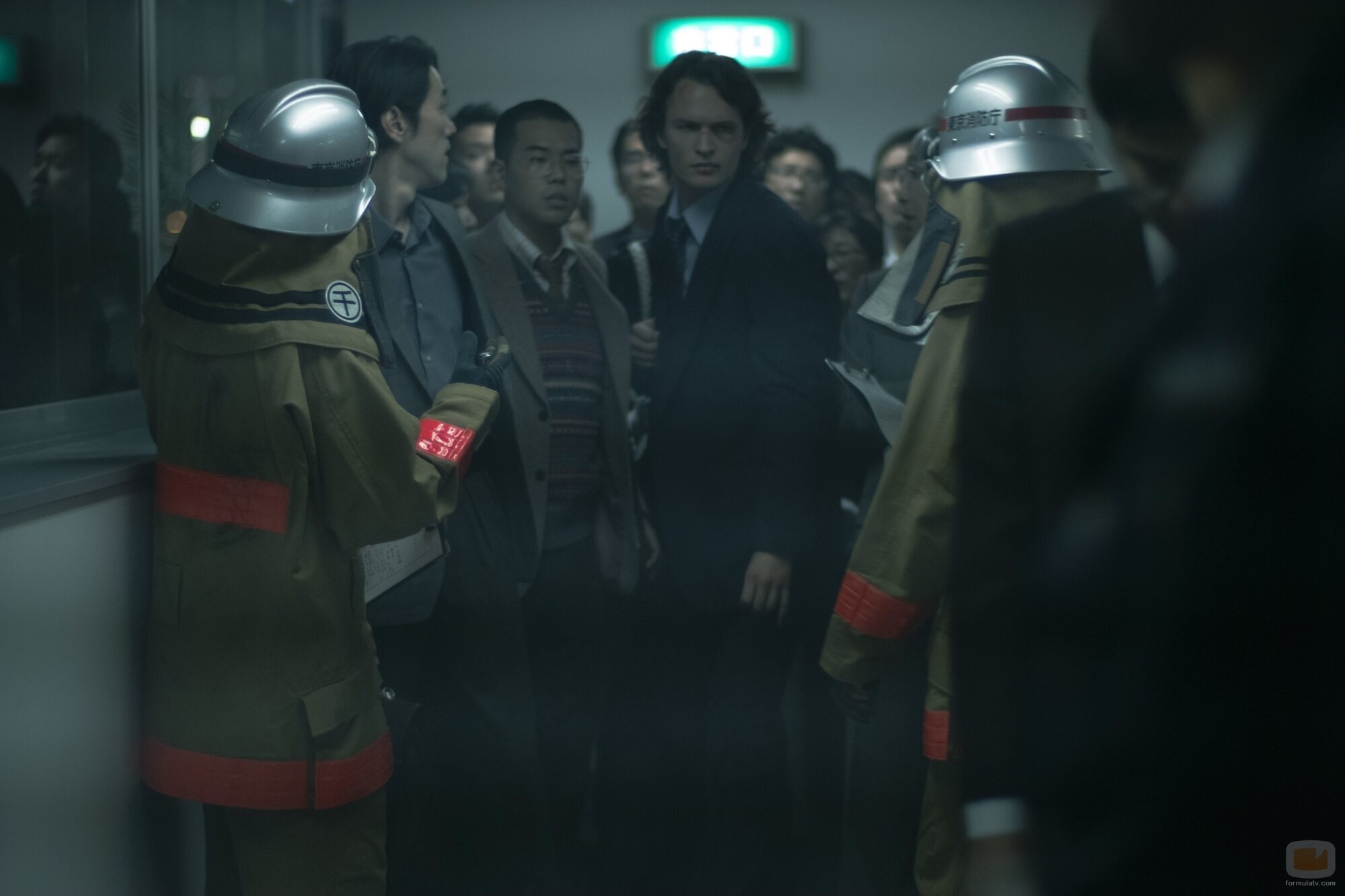 Ansel Elgort y Kosuke Tanaka en 'Nunca debes fallar' de 'Tokyo Vice'