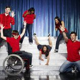 Lea Michele cae en el escenario de 'Glee'
