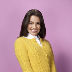 Lea Michele en una foto promocional de 'Glee'