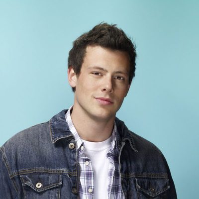 Cory Monteith en una foto promocional de 'Glee'