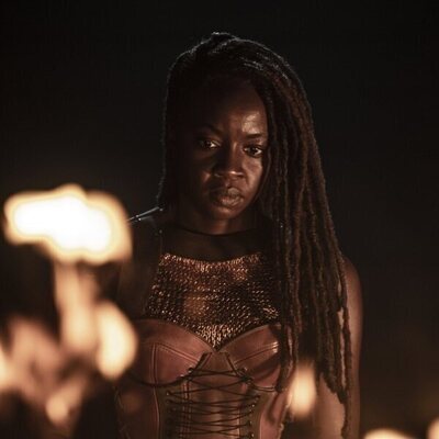 Danai Gurira en la temporada 11 y el capítulo 24 de 'The Walking Dead'