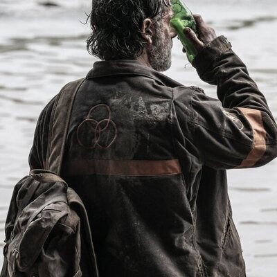 Andrew Lincoln en 'Descanse en paz' de 'The Walking Dead'