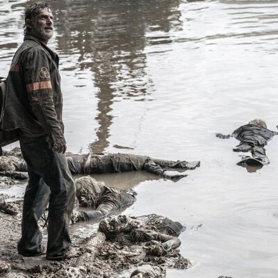 Andrew Lincoln en la temporada 11 y el capítulo 24 de 'The Walking Dead'