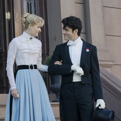 Harry Richardson y Louisa Jacobson en 2x07 'Una maravilla más' de 'La edad dorada'