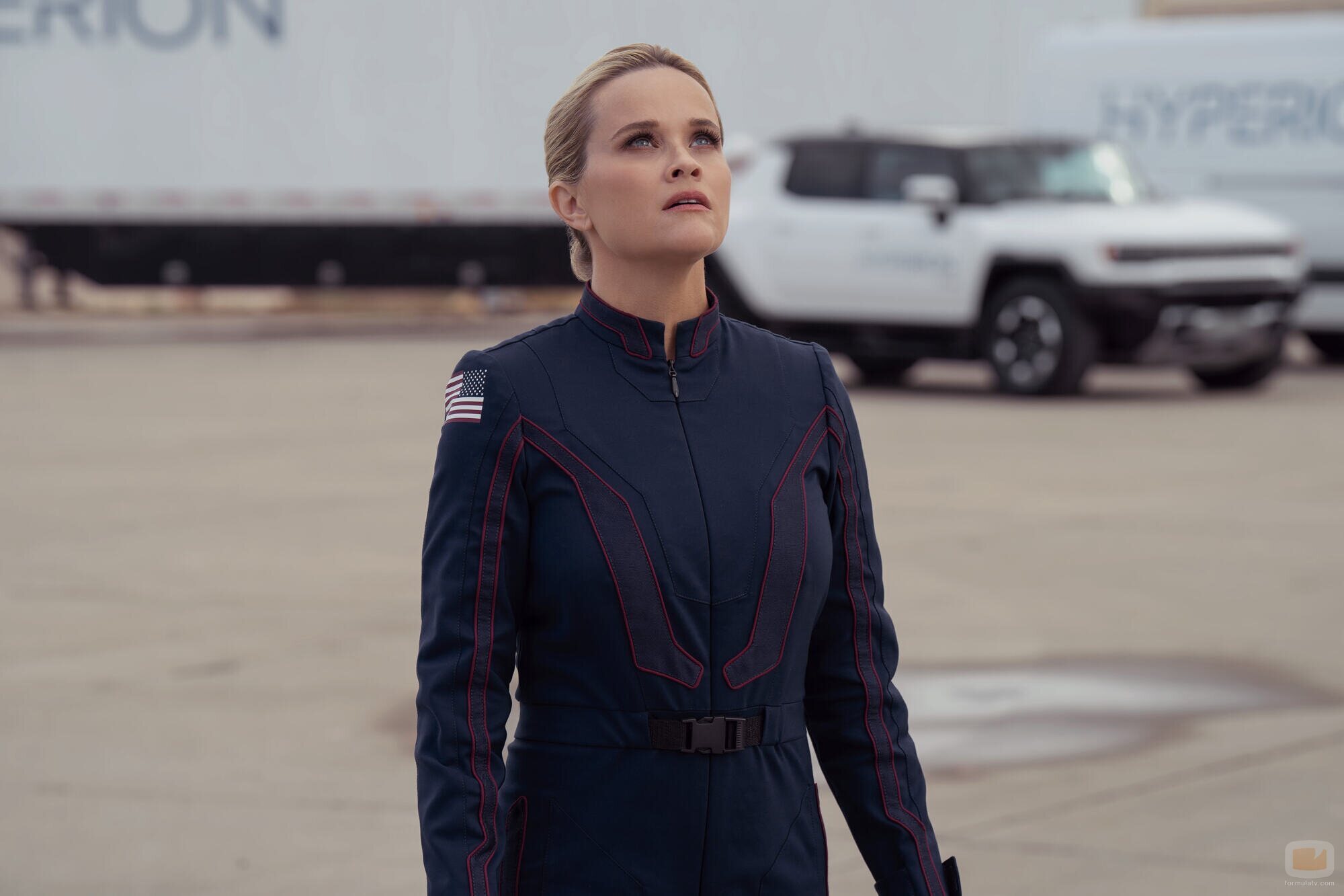 Reese Witherspoon en Capítulo 1 titulado 'La línea de Kármán' de 'The Morning Show'