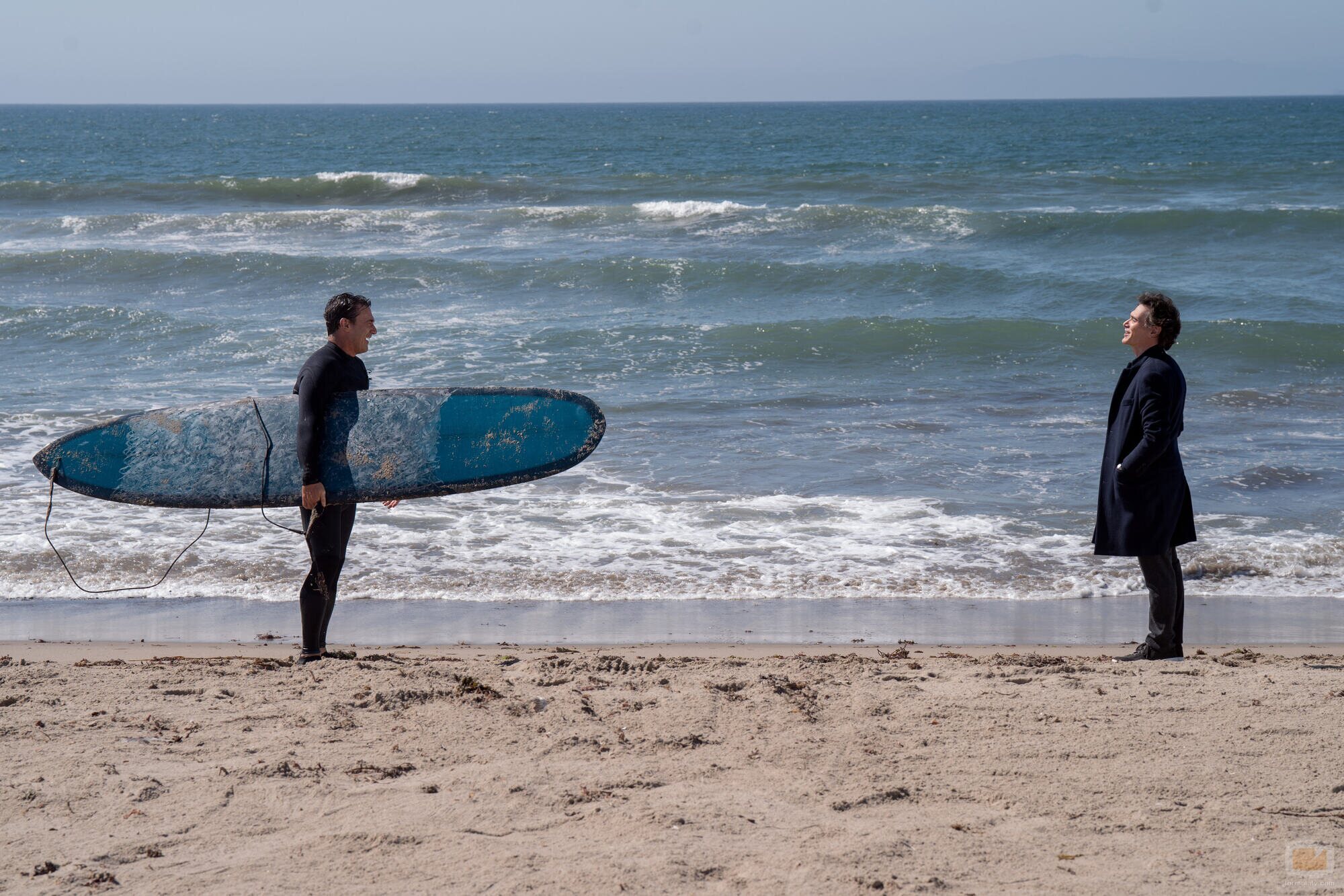 Jon Hamm y Billy Crudup en 'La isla del amor' de 'The Morning Show'