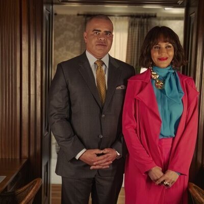 Nicole Ari Parker y Chris Jackson en la temporada 2 y el capítulo 09 de 'And Just Like That...'