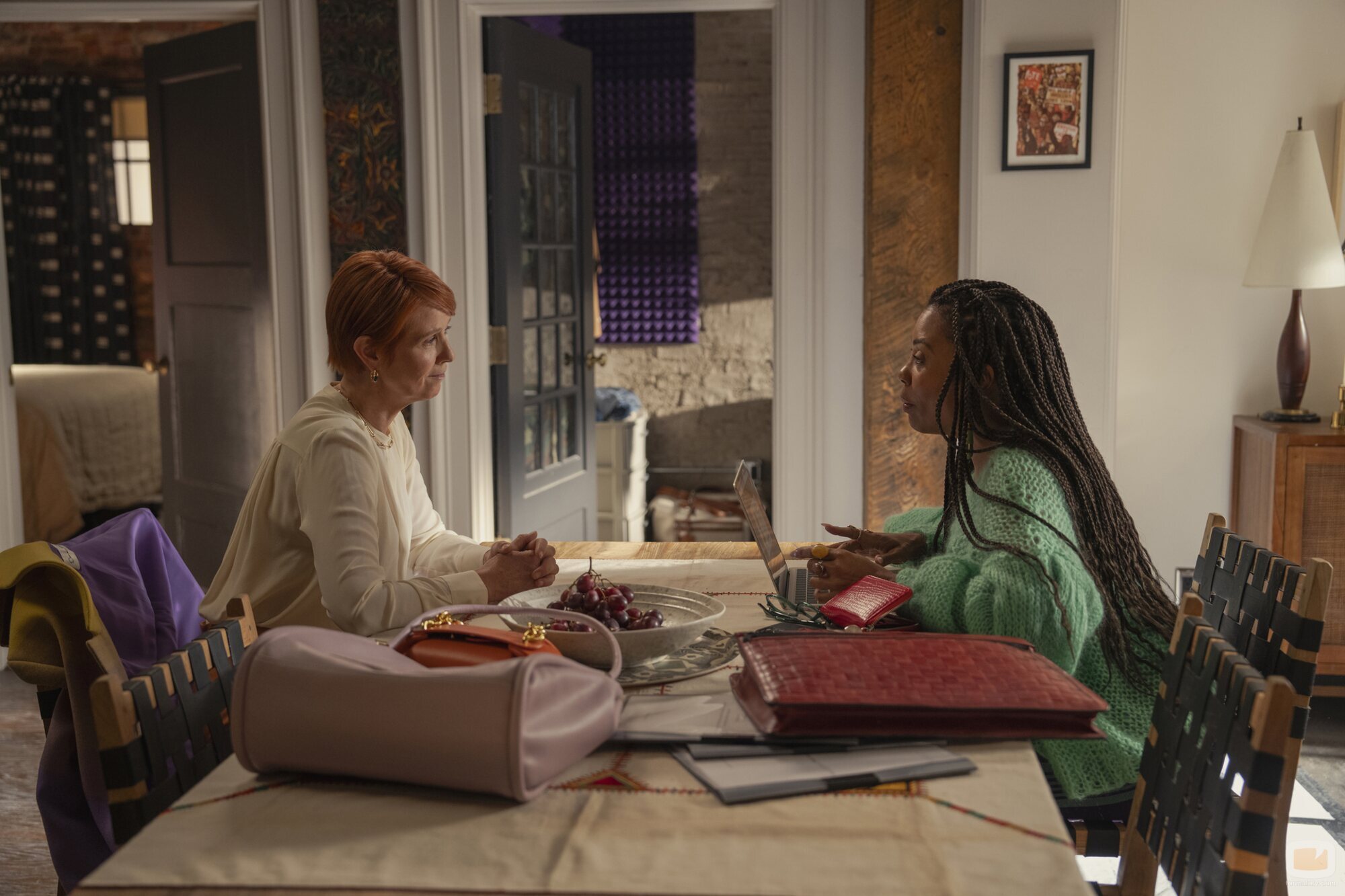 Cynthia Nixon en 'La última cena, primera parte: aperitivo' de 'And Just Like That...'