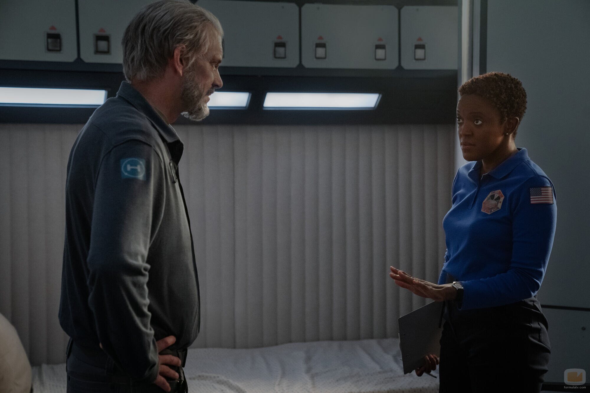 Joel Kinnaman y Krys Marshall en 'Casa dividida' de 'Para toda la humanidad'