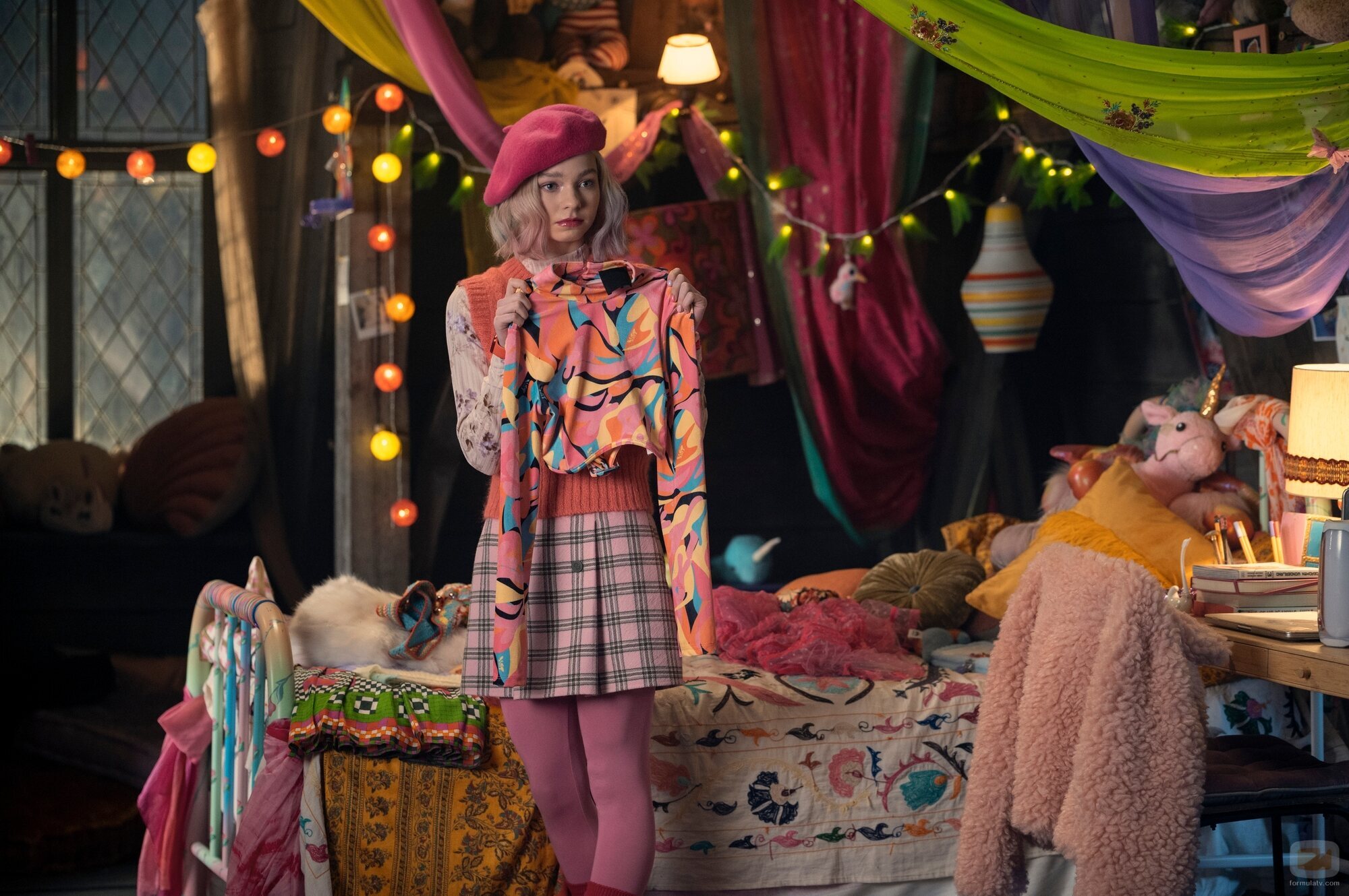 Emma Myers en 'Tristemente amiga o enemiga' de 'Wednesday'
