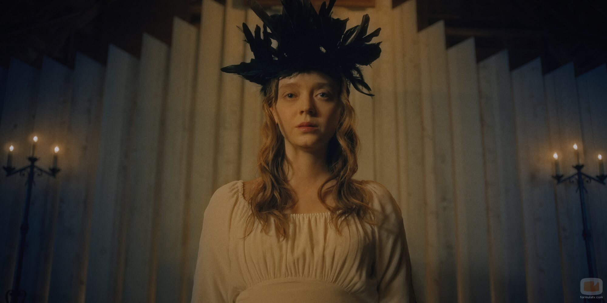 Escena de Emma Myers en 'Tristemente amiga o enemiga' de 'Wednesday'