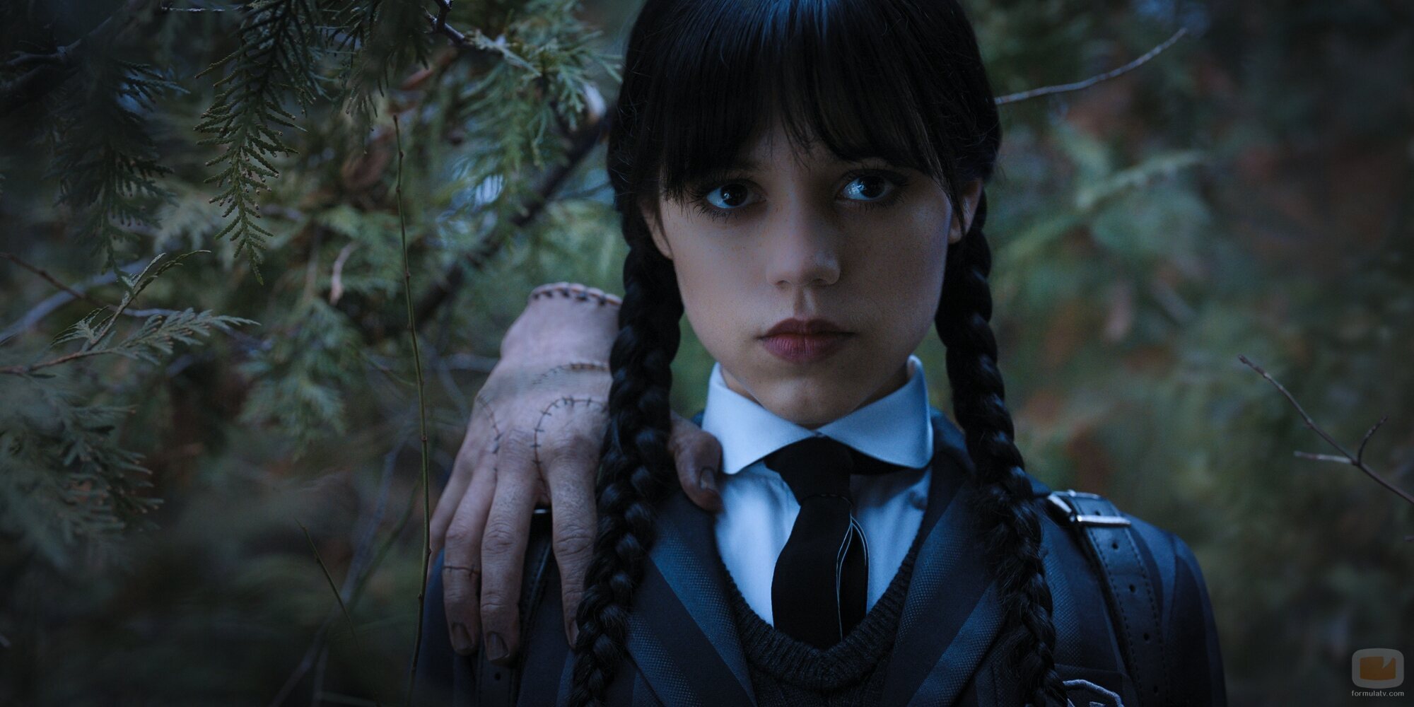 Jenna Ortega en el 1x04 de 'Miércoles'