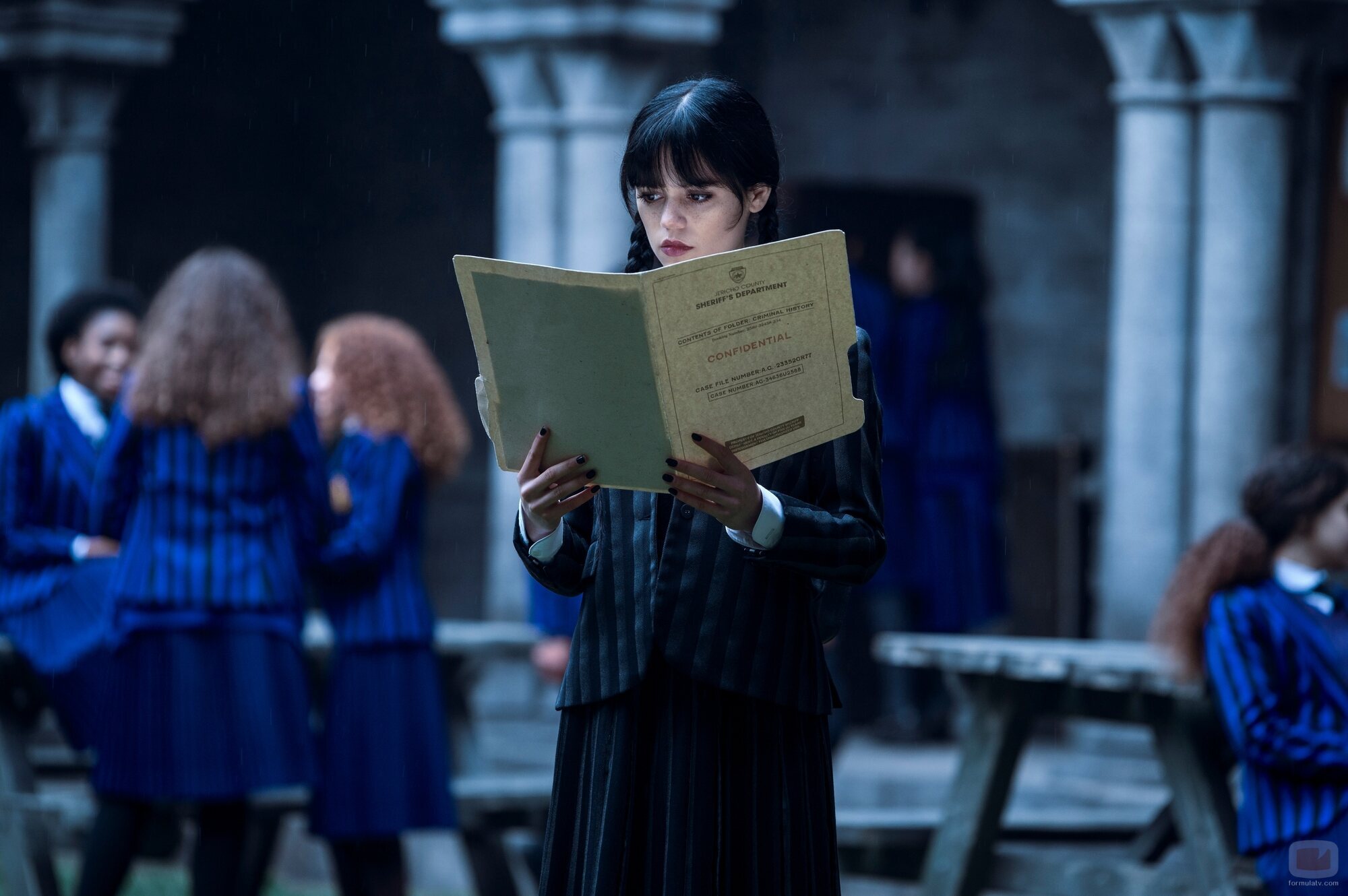Jenna Ortega en el 1x05 de 'Wednesday'