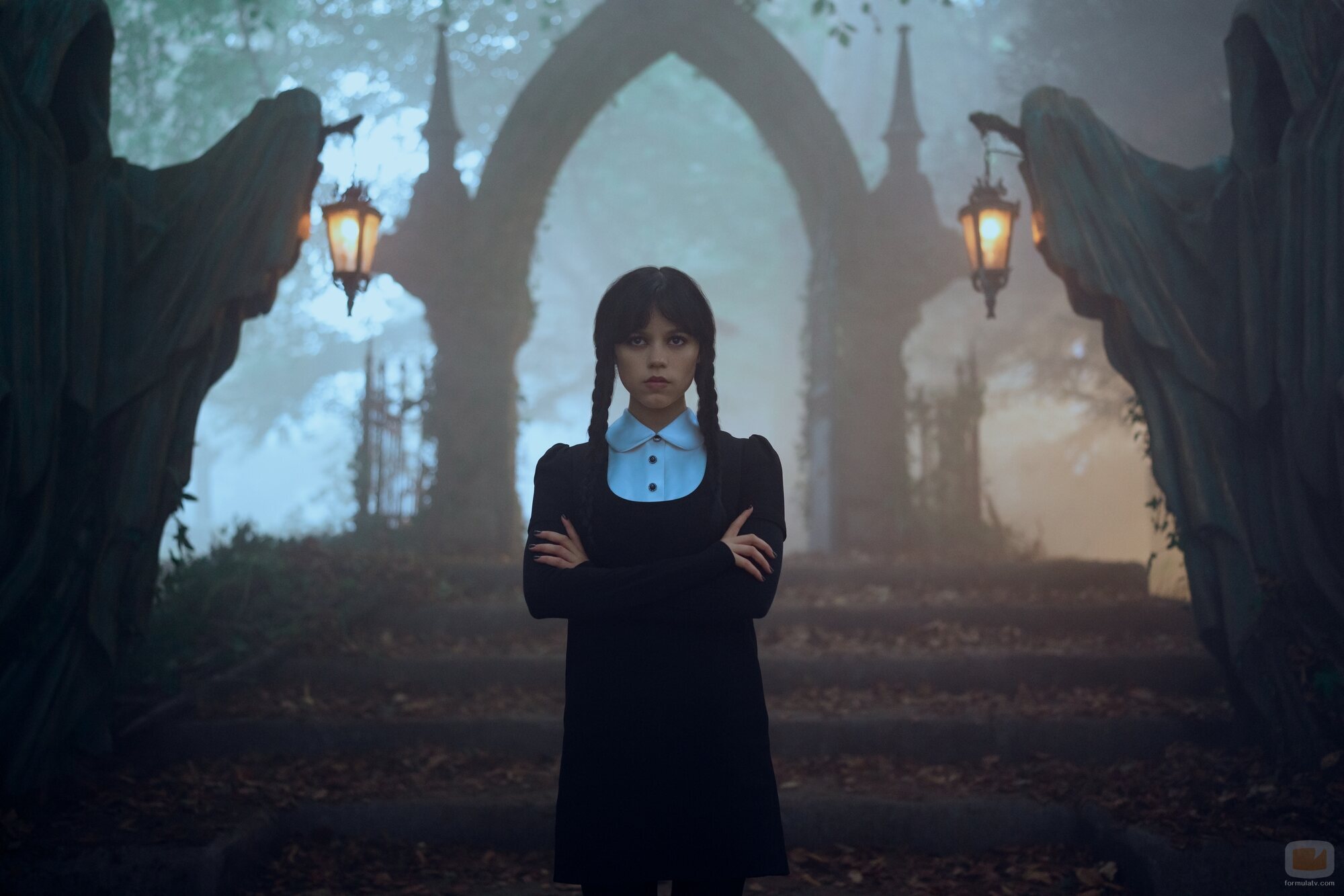 Foto de Jenna Ortega en 1x06 'Hoy por mí, mañana por mí' de 'Miércoles'