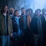 Percy Hynes White en 'Una bandada de tristeza' de 'Wednesday'