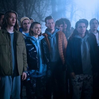 Percy Hynes White en 'Una bandada de tristeza' de 'Wednesday'