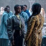 Joy Sunday en Capítulo 8 titulado 'Una bandada de tristeza' de 'Miércoles'