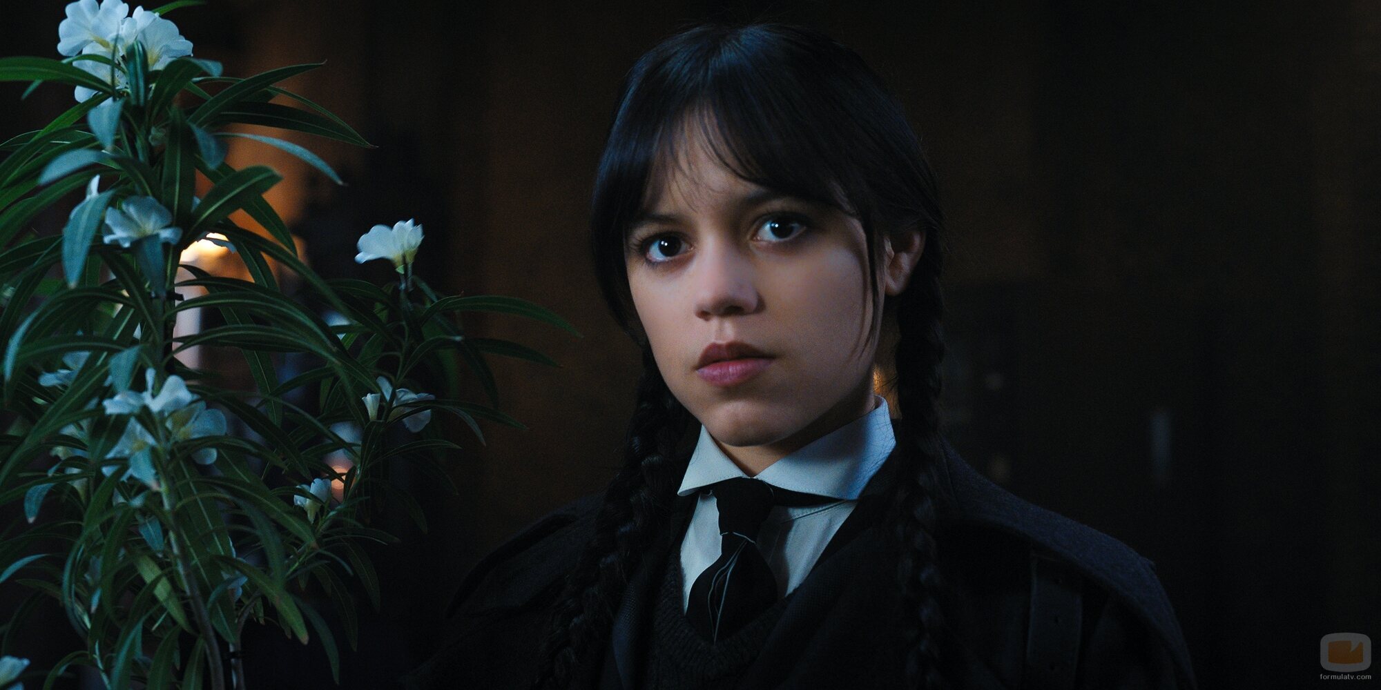 Imagen de Jenna Ortega en 1x08 titulado 'Una bandada de tristeza' de 'Miércoles'