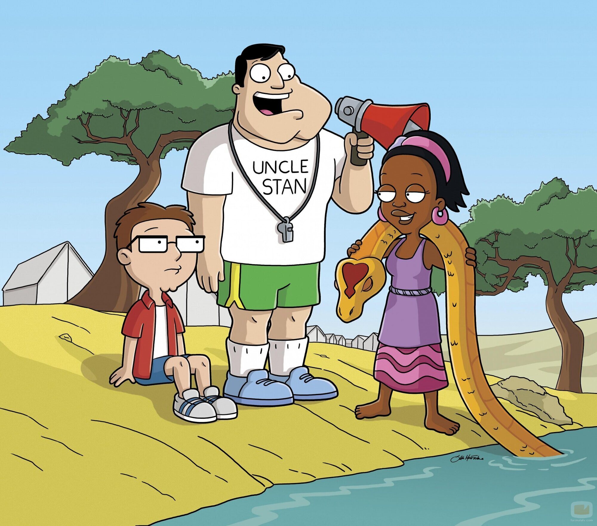 Capítulo 1 titulado 'Campamento Refoogee' de 'American Dad!'