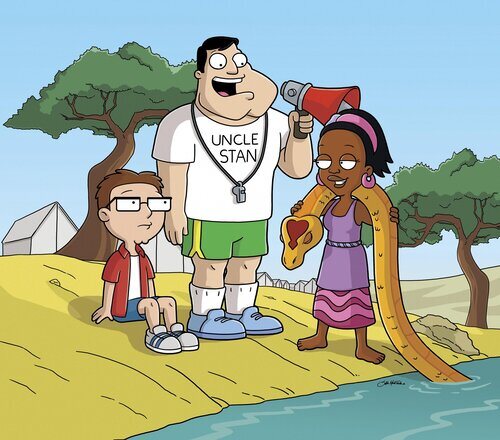 Capítulo 1 titulado 'Campamento Refoogee' de 'American Dad!'