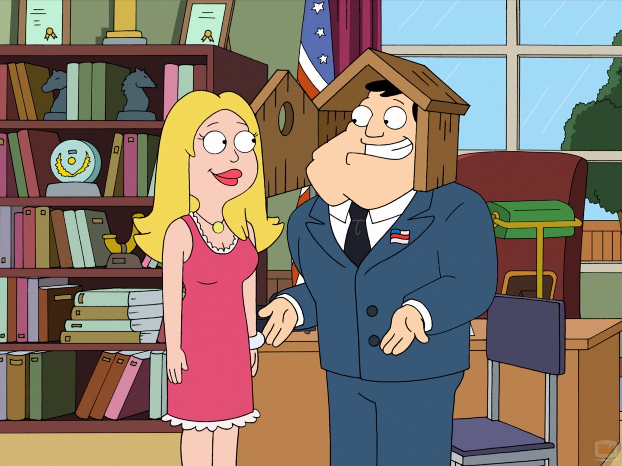 Capítulo 12 titulado 'Widowmaker' de 'American Dad!'