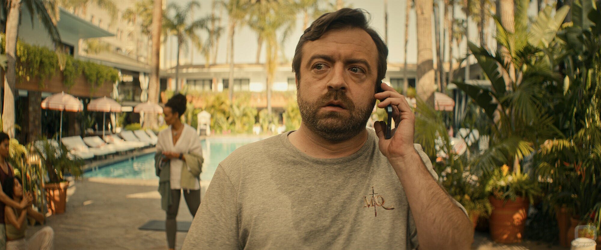 Derek Waters en el '¡Da el paso!' de 'Mere Mortals'