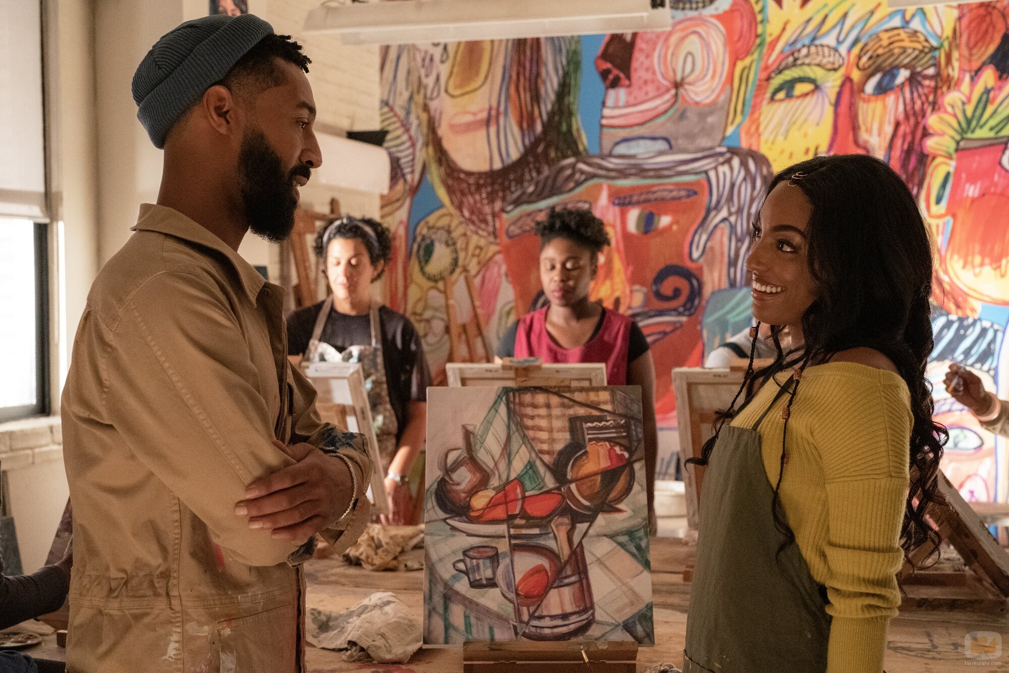 Tone Bell y Anissa Felix en '¡Sé una campeona!' de 'Survival of the Thickest'