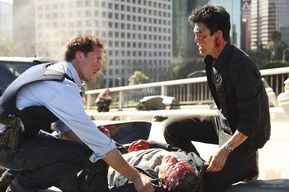 Accidente en el piloto 'Flash Forward'