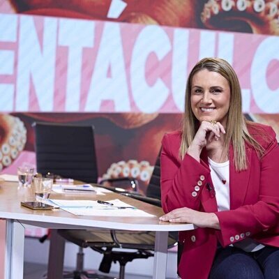 Carlota Corredera, en el plató de 'Tentáculos'