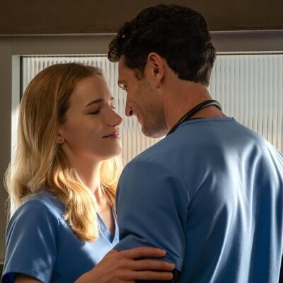 Willa Fitzgerald y Colin Woodell en 'Decisiones' de 'Pulso'
