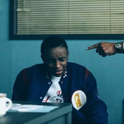 Caleel Harris en el 1x01 de 'When They See Us'
