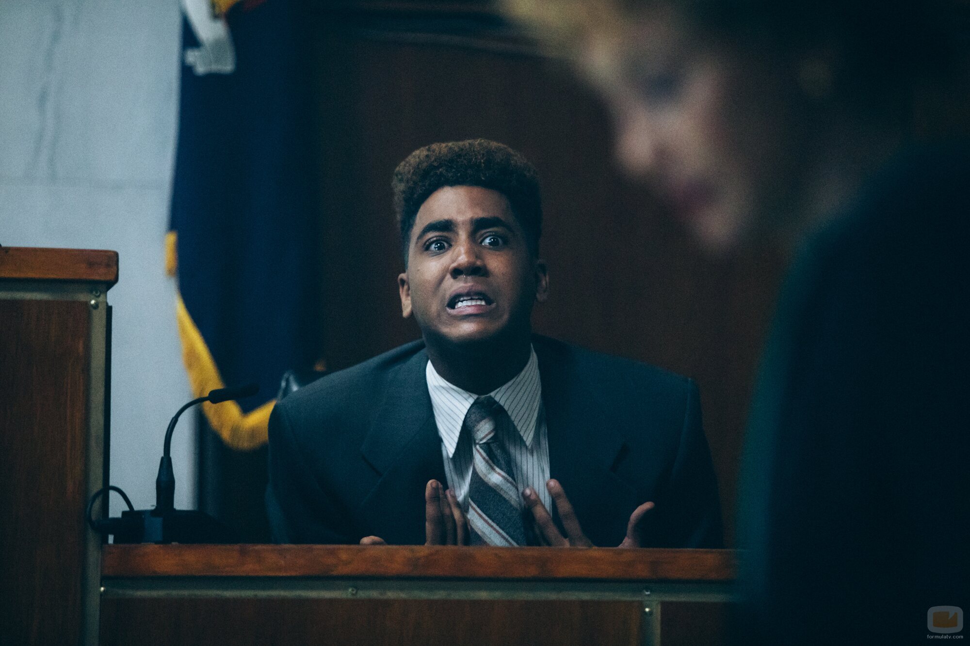 Vera Farmiga y Jharrel Jerome en el '1x02 de 'When They See Us'' de 'When They See Us'
