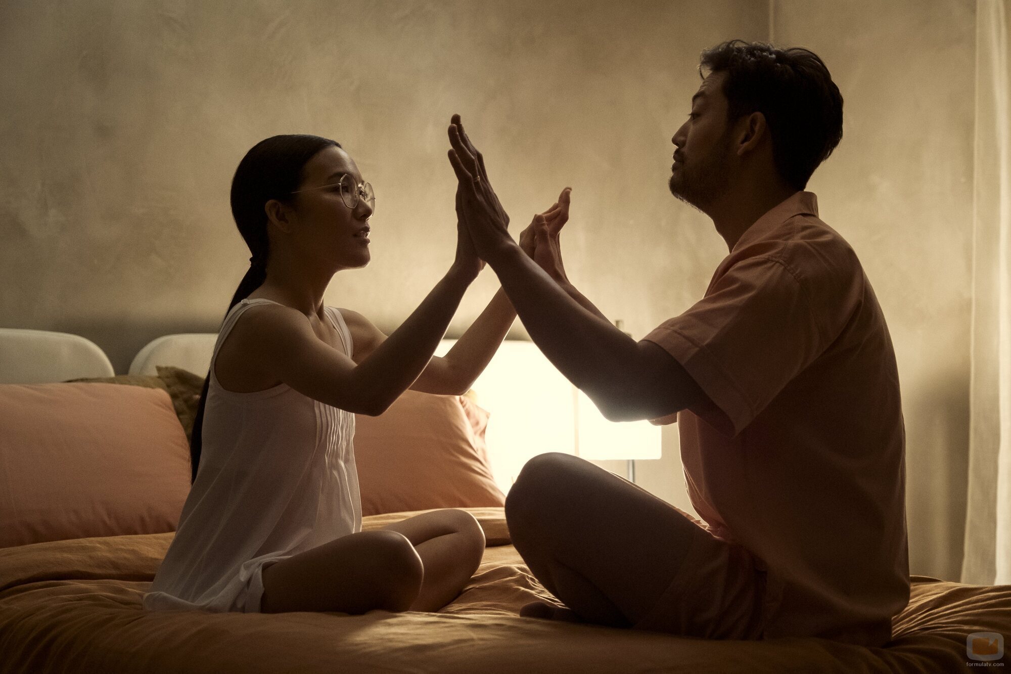 Foto de Ali Wong y Joseph Lee en el 'Me habita un grito' de 'BEEF'