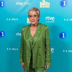 Chelo García-Cortés posa en la presentación de 'La familia de la tele'