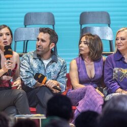 Los presentadores de 'La familia de la tele' en la rueda de prensa