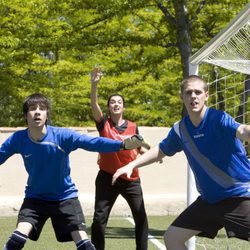 Gonzalo Ramos, Javier Calvo y Blanca Romero