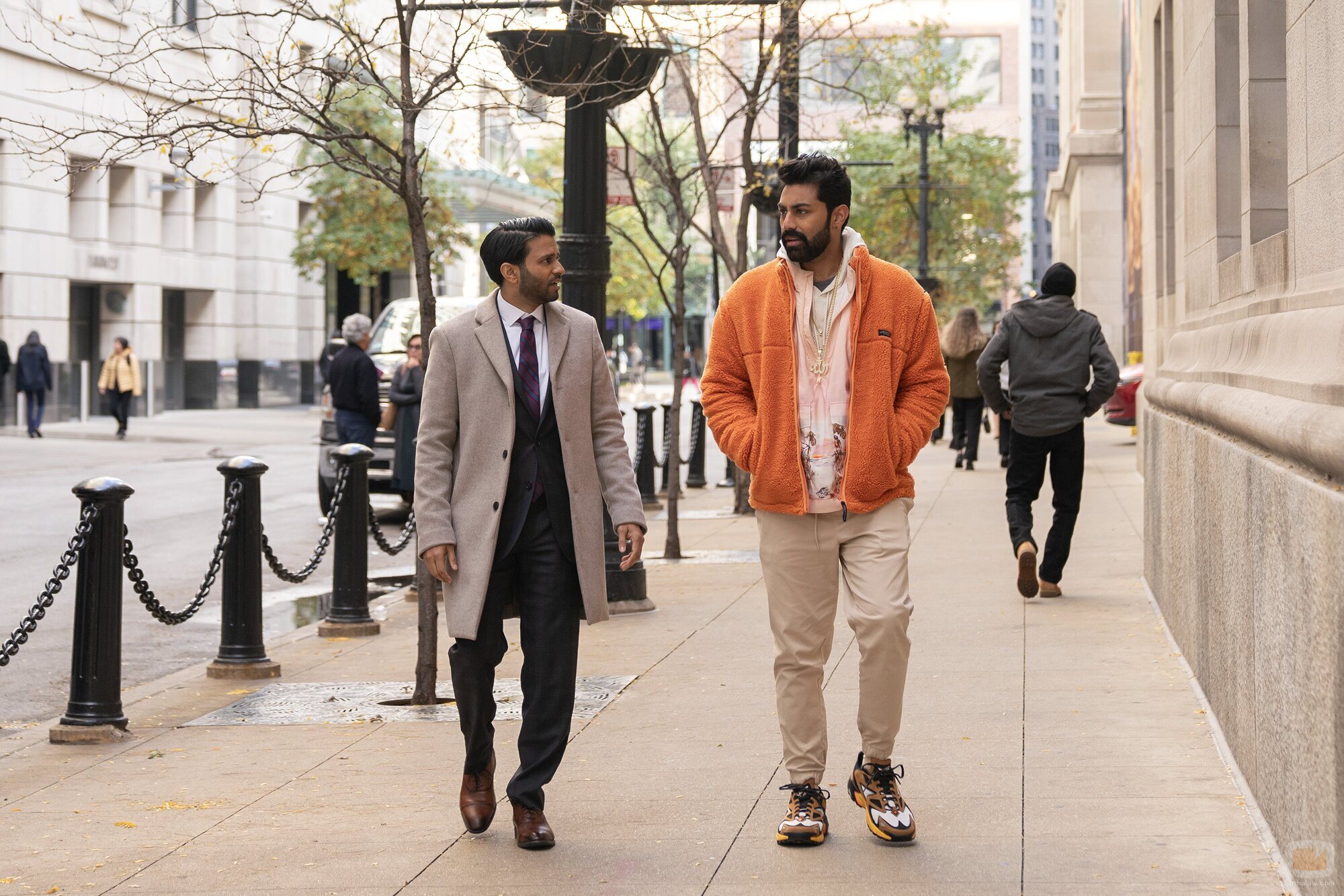 Asif Ali y Saagar Shaikh en 'Piloto' de 'Deli Boys'