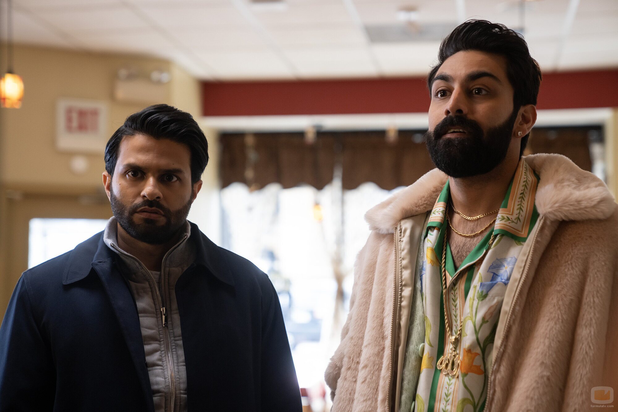 Asif Ali y Saagar Shaikh en el 1x03 de 'Deli Boys'