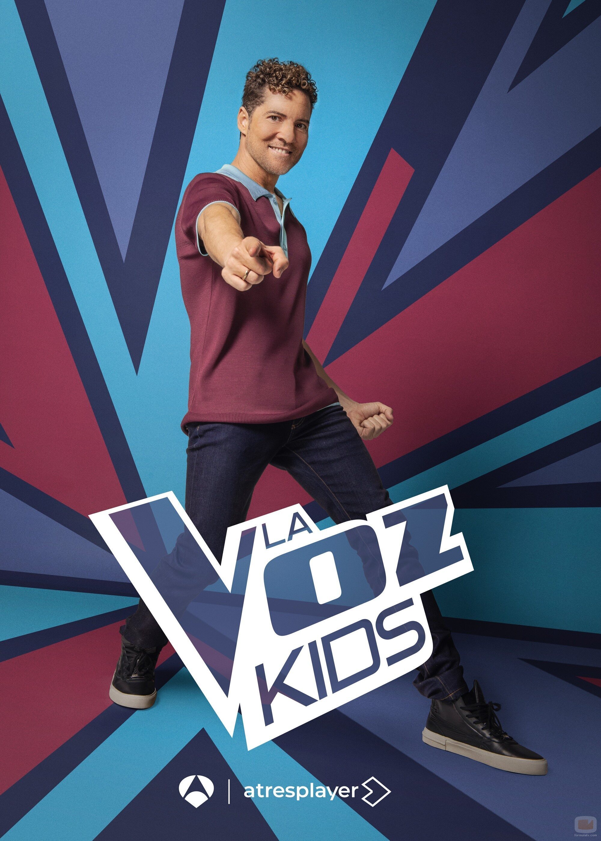 David Bisbal posa como coach de 'La Voz Kids 2025'