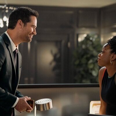 Jazz Raycole y Manuel Garcia-Rulfo en 3x01 'La Culebra' de 'El abogado del Lincoln'