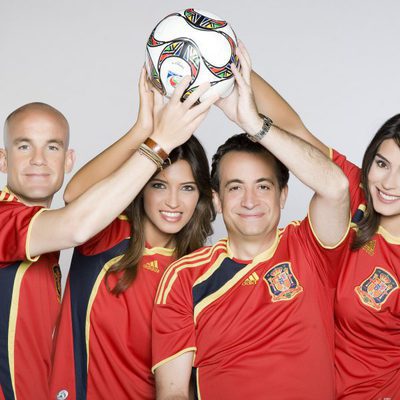 Sara Carbonero, Ramón Fuentes, J.J. Santos y Marta Fernández