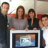 El equipo de reporteros de '75 minutos'