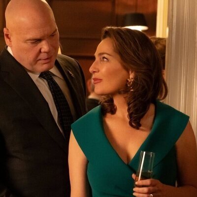 Vincent D'Onofrio y Ayelet Zurer en 1x06 'Fuerza excesiva' de 'Daredevil: Born Again'