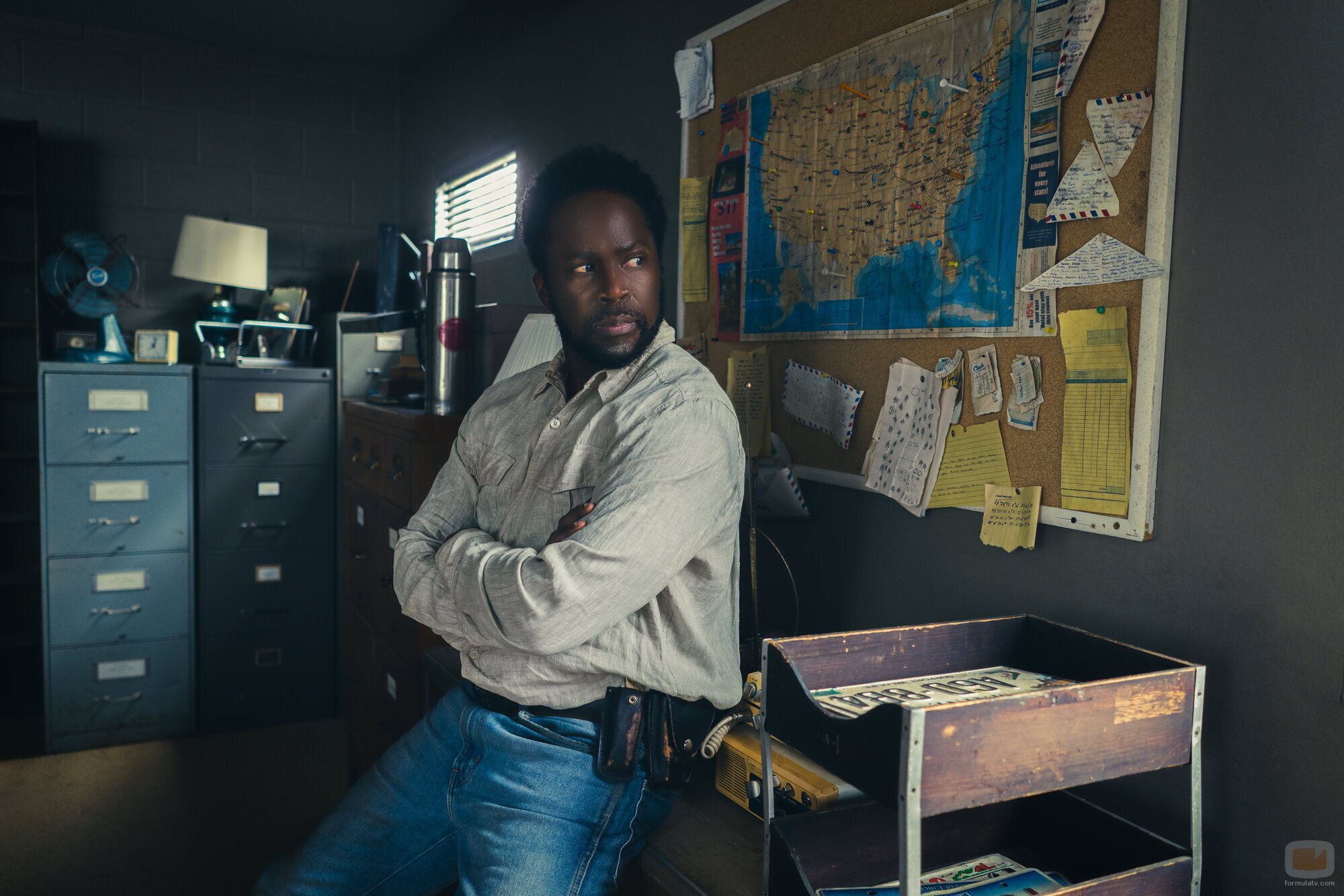 Harold Perrineau en la temporada 1 y el capítulo 03 de 'From'