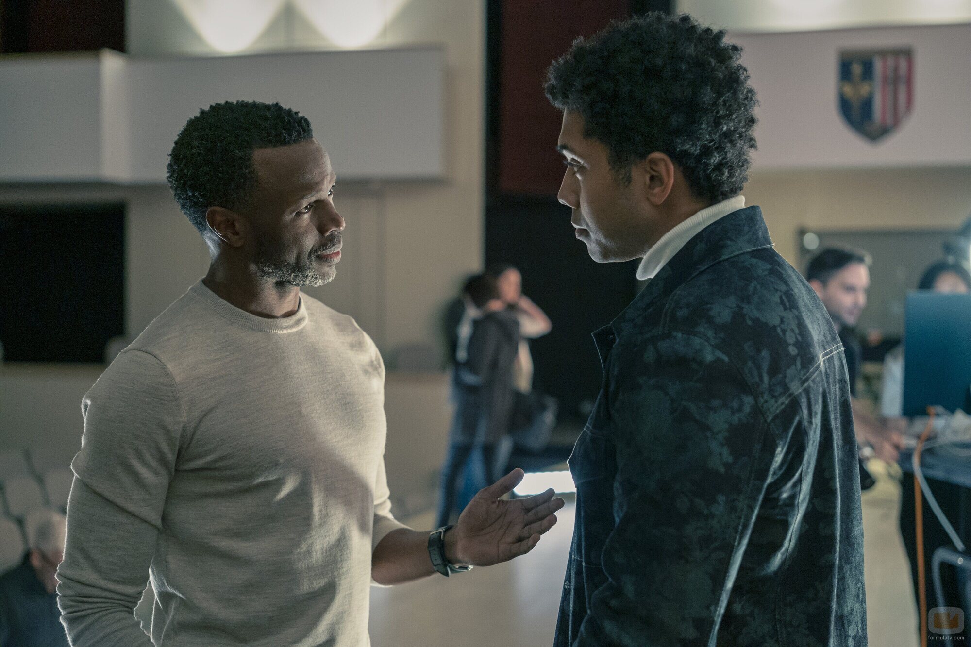 Chance Perdomo y Sean Patrick Thomas en la temporada 1 y el capítulo 02 de 'Gen V'