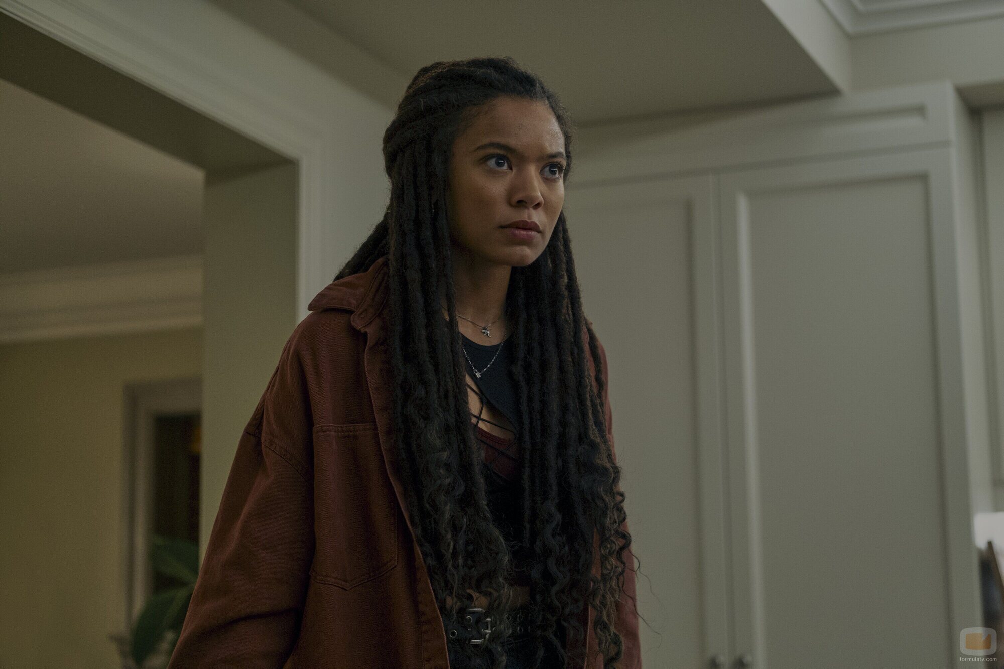 Jaz Sinclair en el 'Toda la verdad' de 'Generación V'